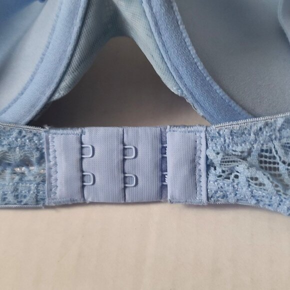SO Intimates Convertible Lace Push-Up Bra Juniors 38C Blue Plunge Padded NWT - Picture 5 of 8